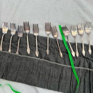 Alvin 1916 Long Life plated Molly Stark Salad Fork (1 each)